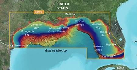 Garmin VUS515L G3 Vision Brownsville To Key Largo - 010-C0744-00