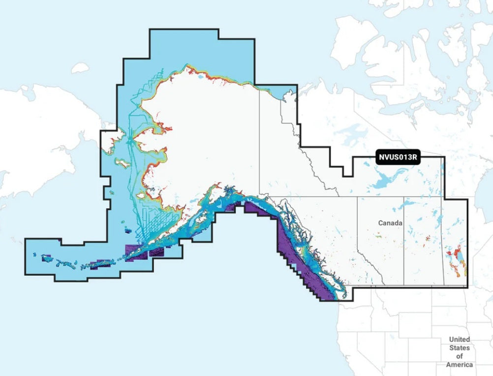 Garmin NVUS013R Navionics+ Vision+ Canada West & Alaska microSD - 010-C1485-00