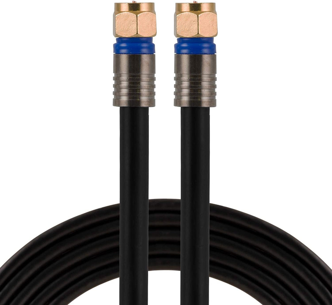 RG6 Coaxial Cable 15ft With F-type Connectors - 33732