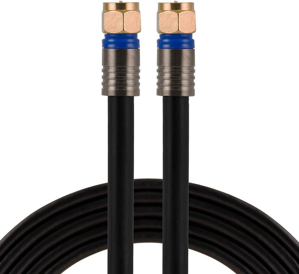RG6 Coaxial Cable 15ft With F-type Connectors - 33732