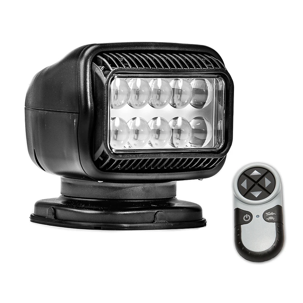 Golight GT Series LED Black Wireless Handheld Remote Permanent Mount 12v - 20514GT