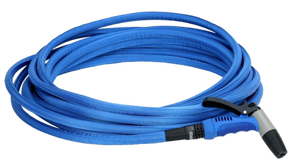 HoseCoil 25ft Blue Flexible Hose Kit with Rubber Tip Nozzle - HF25K
