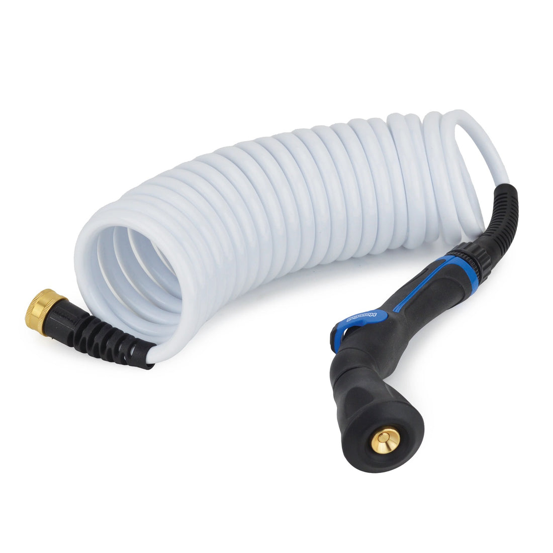 HoseCoil Skipper Spray System with 20ft White 3/8in Hose Boat Bumper Nozzel - HS2011K