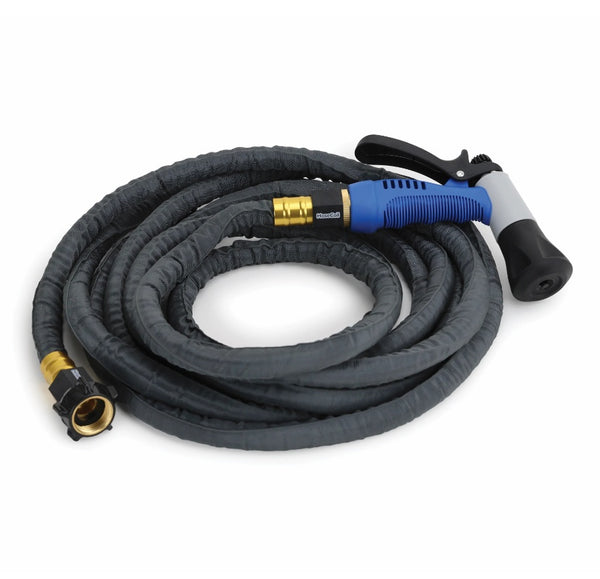 HoseCoil Stainlees Steel Pro 10ft Gray Hose Kit - SSP10K