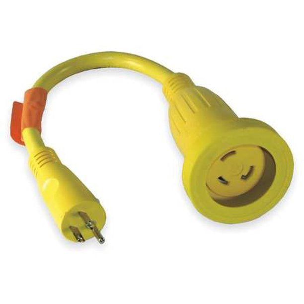 Hubbell 61CM22 Adapter 30A Female - 15 Amp Male - HBL61CM22