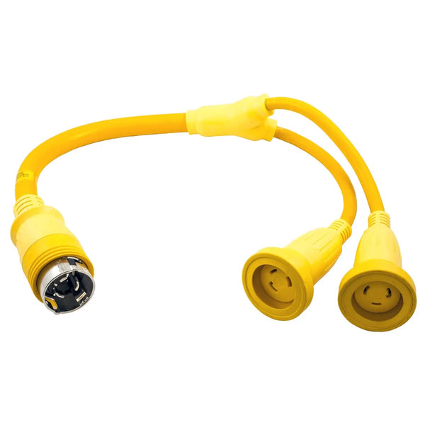 Hubbell HBL64CM54 Adapter 2 30A Female Ends - 50A 250 - HBL64CM54