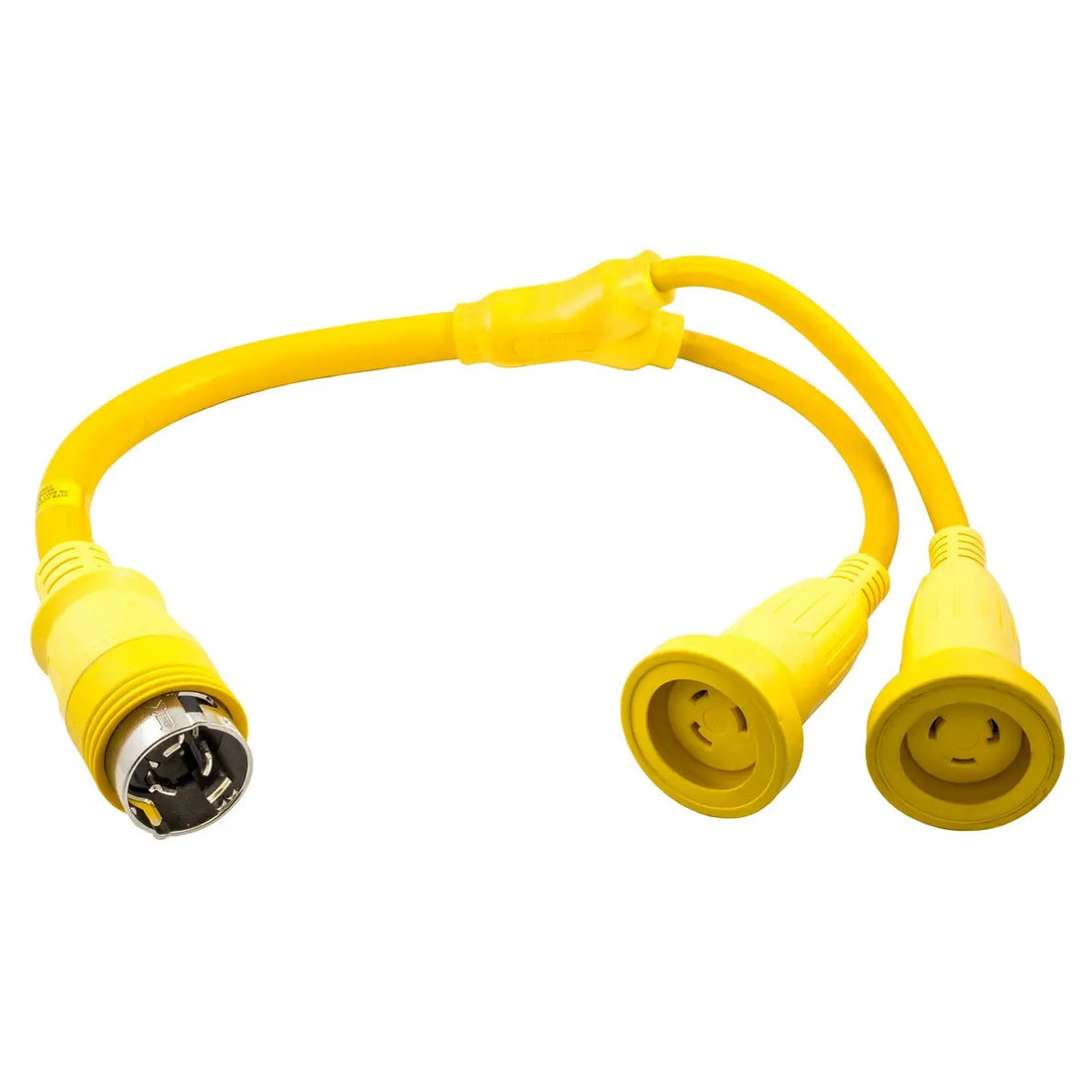 Hubbell HBL64CM57 Y Adapter 2 30A Cords - 50A 125V Dock - HBL64CM57