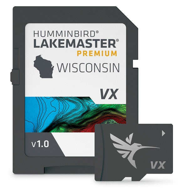 Humminbird Lakemaster VX Premium Wisconsin microSD - 602010-1