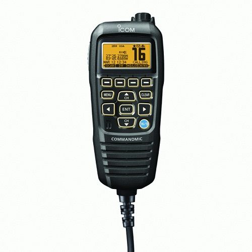 Icom HM195B Command Mic IV Black Second Station - HM195B 41 EXP