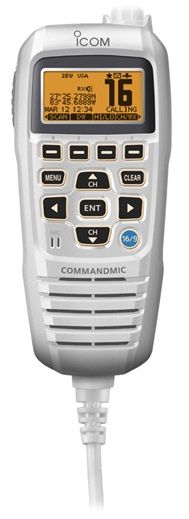 Icom HM195SW Command Mic IV Super White Second Station - HM195SW 42 EXP