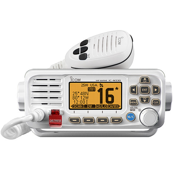 Icom M330G White VHF With GPS - M330G WHITE