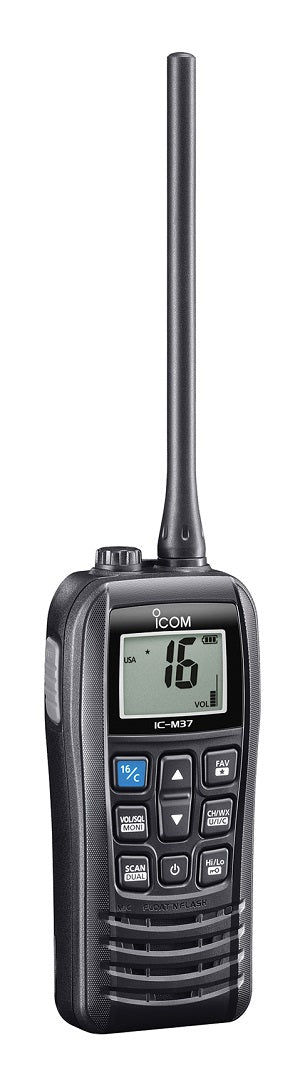 Icom M37 Hand Held VHF 6 Watt Floating - M37 31 USA