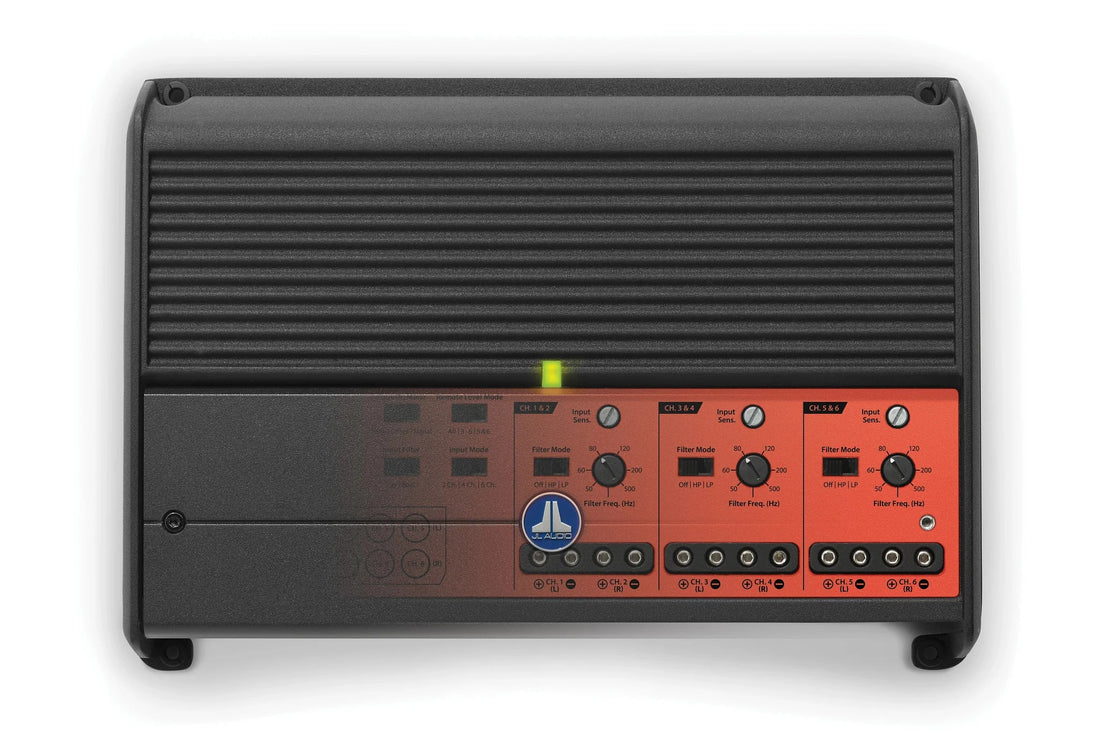 JL Audio XDM Marine Amplifier 6-Channel Full-Range 600 Watt 24v - 010-03120-00