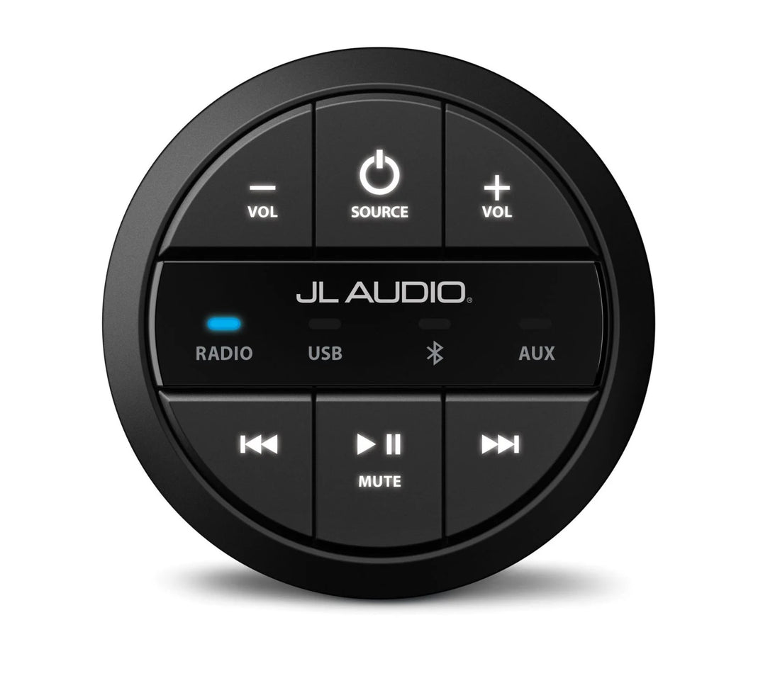 JL Audio MMR-20-BE Round Wired Remote for MediaMaster - 010-03131-00