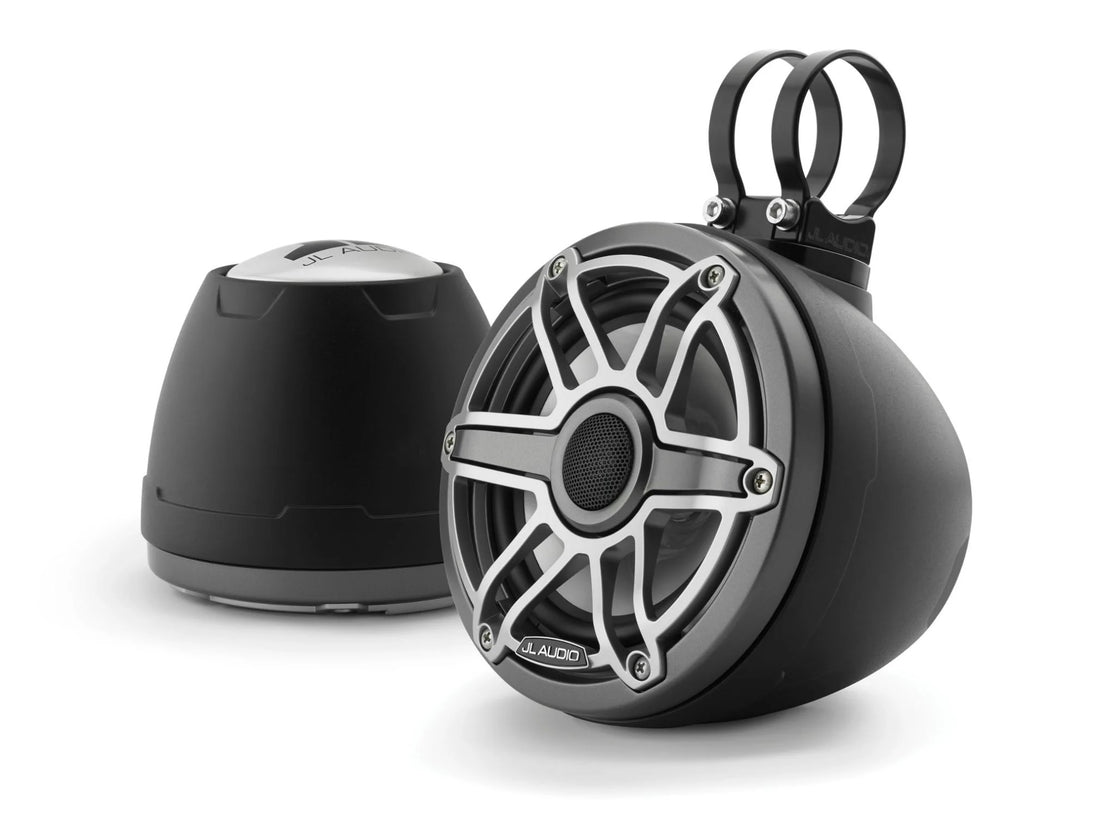 JL Audio M6 VeX 6.5in Enclosed System Titanium Sport Grille - 010-03263-00