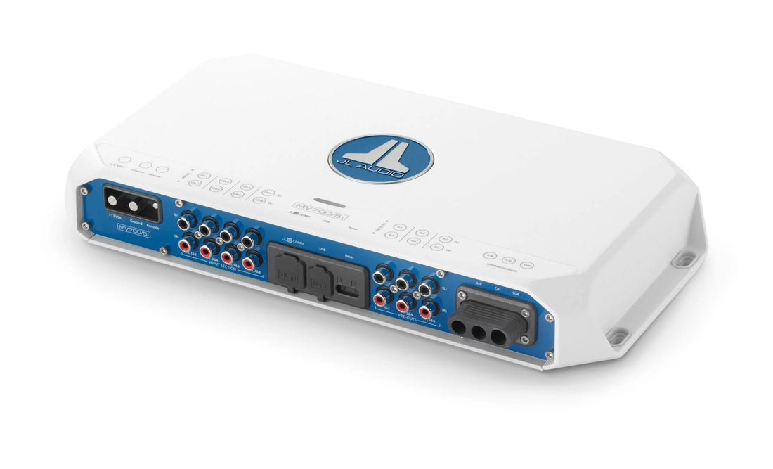 JL Audio MVi Marine Amplifier 5 Channel Full-Range 700 Watts 12v Integrated DSP - 010-03340-00