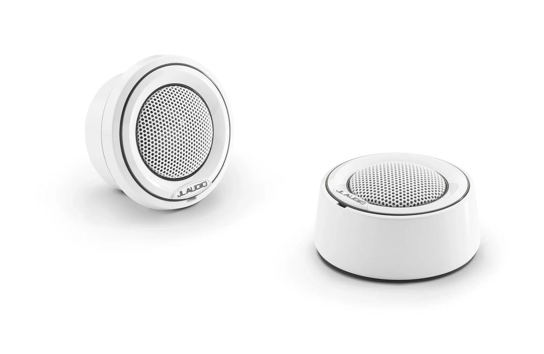 JL Audio M6 1in Component Tweeter White Mounting Cups and White Trim - 010-03379-00