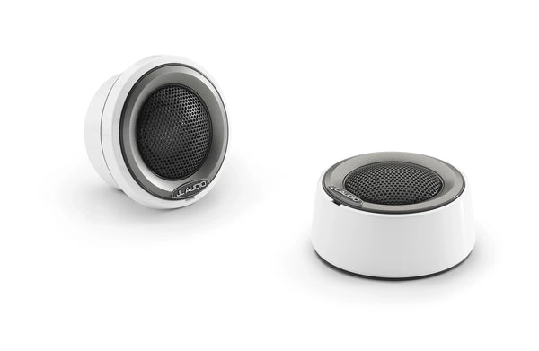 JL Audio M6 1in Component Tweeter White Mounting Cups and Gray Trim - 010-03500-00