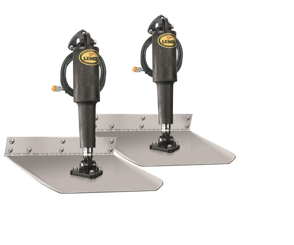 Lenco 12inx24in Standard Mount Trim Tab Kit 12v Requires Switch - 15009-101