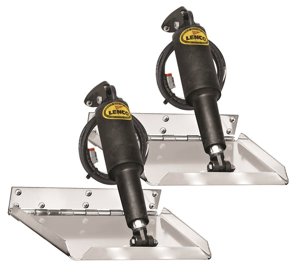 Lenco 14inx12in Performance Trim Tab Kit 12v Requires Switch - 15038-101