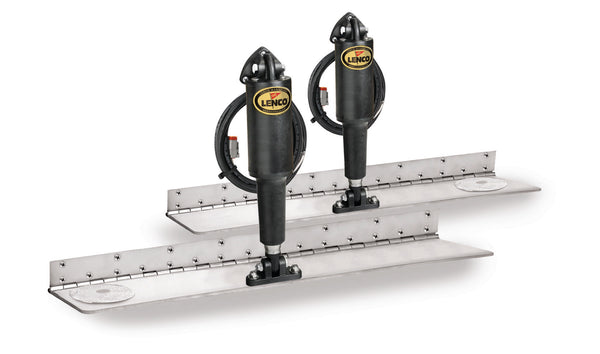 Lenco 4inx24in Hybrid Trim Tab Kit 12 V