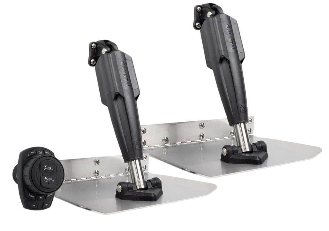 Lenco 9inx12in Standard Mount Trim Tab Kit 12v With Pro Control Assist - 15181-106