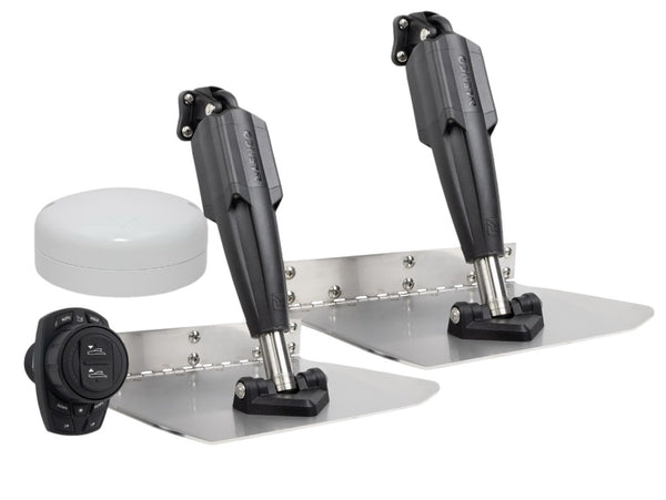 Lenco 12inx12in Standard Mount Trim Tab Kit 12v With Pro Control Auto - 15184-107