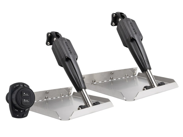Lenco 12inx12in Edge Mount Trim Tab Kit 12v With Pro Control Assist - 15185-106