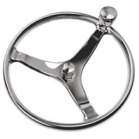 Lewmar 13.5in Power Grip Wheel Stainless Steel M12 Nut - 89700870