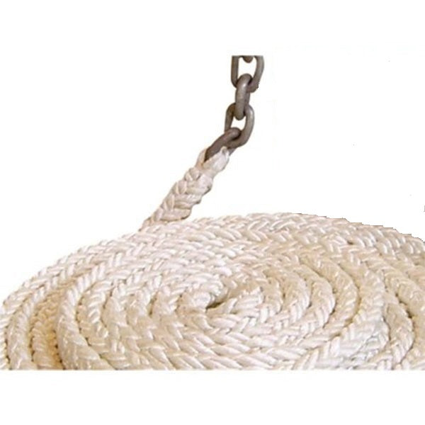 Lewmar 10ft 1/4in G4 Chain & 125ft 1/2in 8 Plait Line - HM10HT125PX
