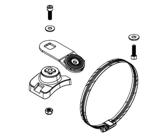 Lowrance Trolling Motor Shaft Mount for Active Target Scout View - 000-15772-001