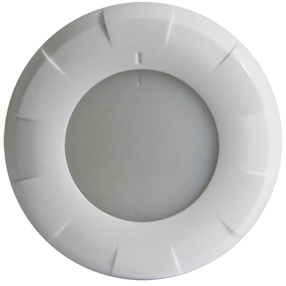 Lumitec Aurora Dome Light White/Blue Led Light White Finish 12/24v