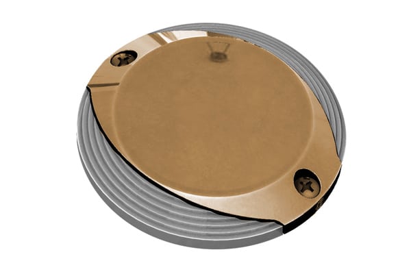 Lumitec Scallop Pathway Light Warm White 10-30vDC Bronze  Housing - 101630