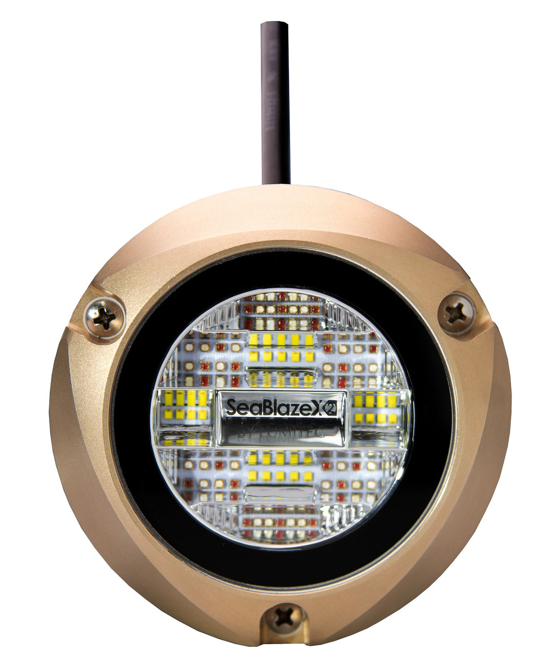 Lumitec Zambezi X2 Dual Color Blue/White FOR PONTOON BOATS Bronze Housing 12/24v LED - 101708