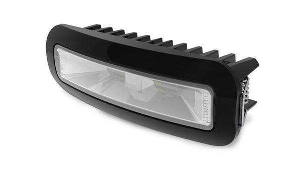 Lumitec Capri3 Flood Light White/Blue LEDfts Dimmable Flush Mount Black 12/24v - 101726