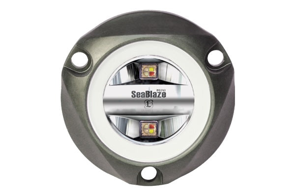 Lumitec Seablaze Mini Spectrum RGBW LED Underwater Light Anodized Aluminum 12/24v - 101832