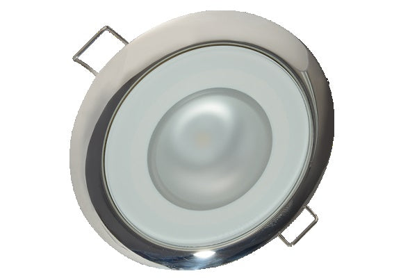 Lumitec Mirage Down Light White/Blue/Red Polished Finish - 113118
