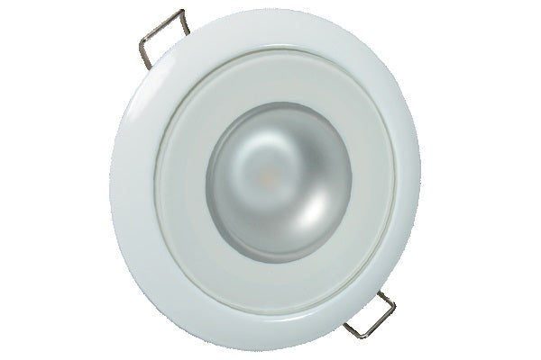 Lumitec Mirage Down Light White Finish Warm White LED - 113129