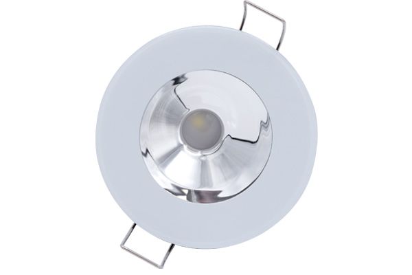 Lumitec Illusion Down Light White LED Non-Dimming White Mirror Reflector 10-30v - 117133