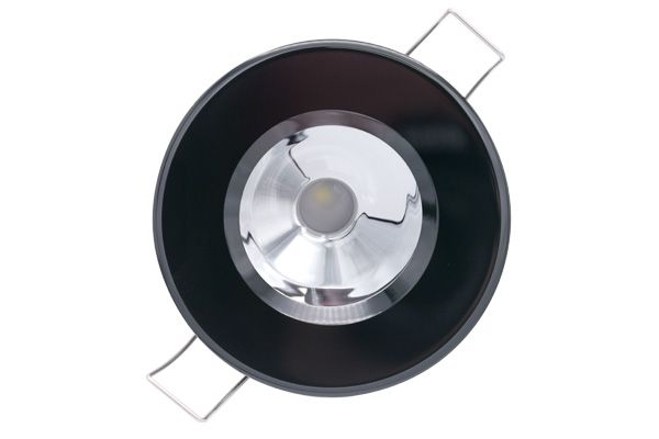 Lumitec Illusion Down Light White LED Non-Dimming Black Mirror Reflector 10-30v - 117163