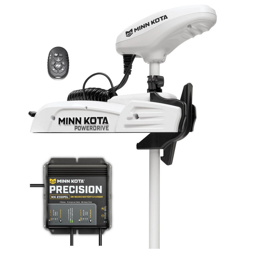 Minn Kota Riptide Powerdrive 55 54in Shaft With Micro Remot With Mk230 Pcl Charger