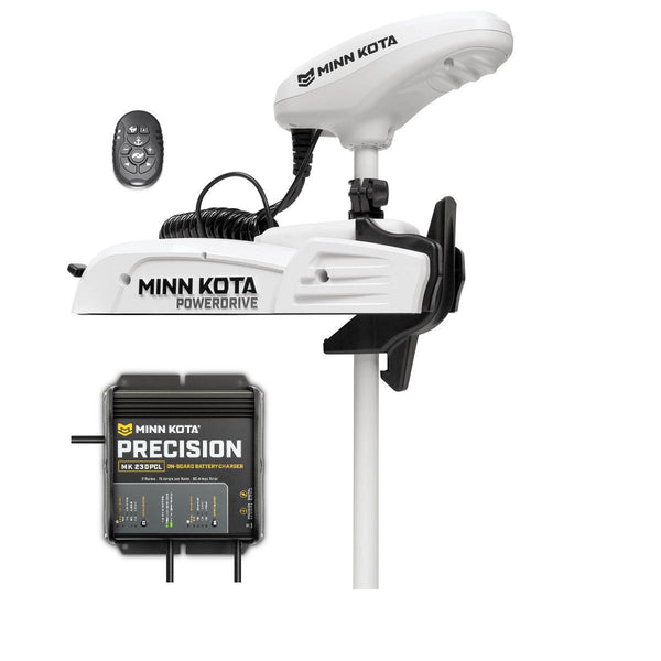 Minn Kota Riptide Powerdrive 55 54in Shaft With Micro Remot With Mk230 Pcl Charger