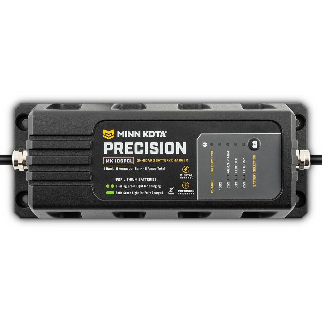 Minn Kota MK106PCL Precision Charger 1 Bank 6AMPS - 1831061