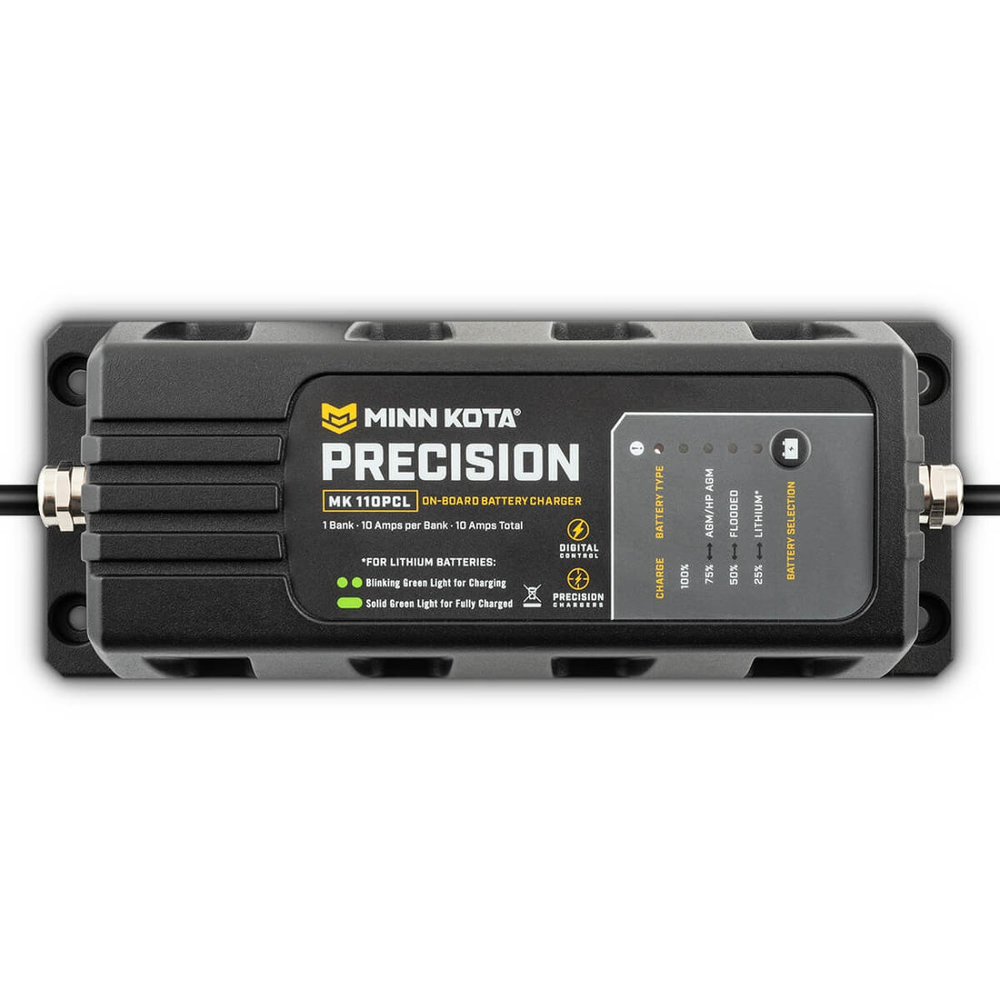 Minn Kota MK110PCL Precision Charger 1 Bank 10 Amps - 1831101