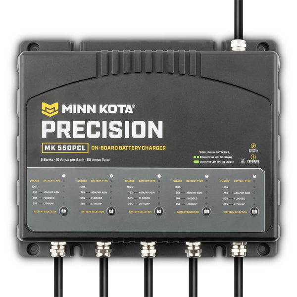 Minn Kota MK550PCL Precision Charger 5 Bank 10 Amps - 1835500
