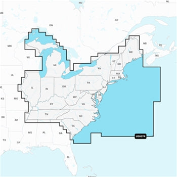 Navionics Plus Naus007 R U.S. East Micro Sd