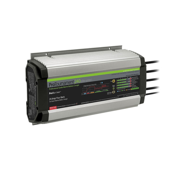 ProMariner ProTournament 240 24 Amp Battery Charger 12/24/36/48v 4 Bank 120v Input - 53244