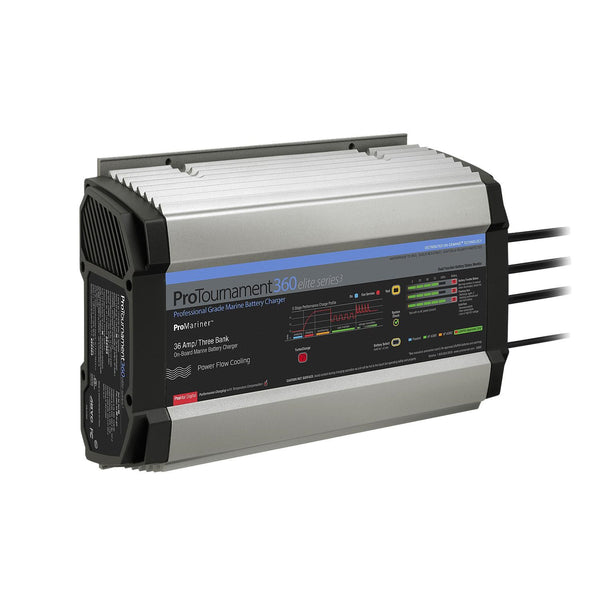 ProMariner ProTournament 360 36 Amp Battery Charger 12/24v 2 Bank 120v Input - 53363