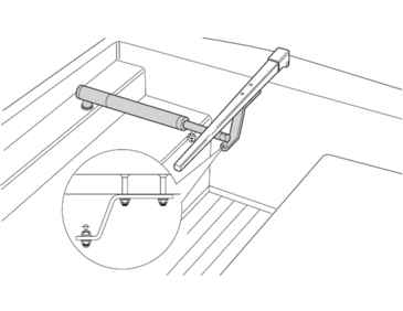 Raymarine 4 Tiller Bracket - D159