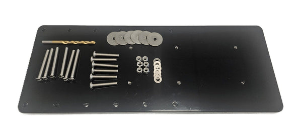RHODAN Black Aluminum Mounting Plate - A00194
